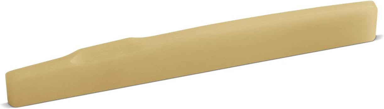 Unbleached Bone 12 Inch Radius Saddle – Fits Some Post-2000 Gibson® Guitars – 11 mm