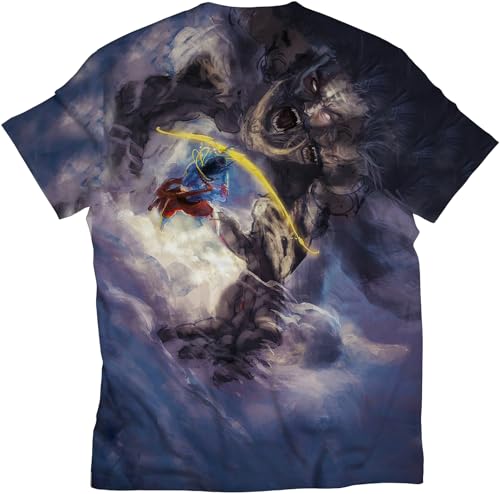 Image of STAND OUT All Over Printed Shiva, Krishna, Hanuman, Kali, Ram and Ravana, Ramayan, Bagavath Githa, Buddha Religious, Spiritual, Hindu Gods T-Shirts