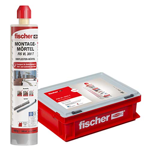 Flash Sale Buy 1 get 1 fischer 558724 300 T Tradesman's Case for Standard Applications in Solid/Perforated Brickwork and Cracked Concrete 10 x FIS VL Installation Mortar and 20 x Static Mixer 300 ml, Grey Flash Sale Buy 1 get 1 fischer 558724 300 T Tradesman's Case for Standard Applications in Solid/Perforated Brickwork and Cracked Concrete 10 x FIS VL Installation Mortar and 20 x Static Mixer 300 ml, Grey