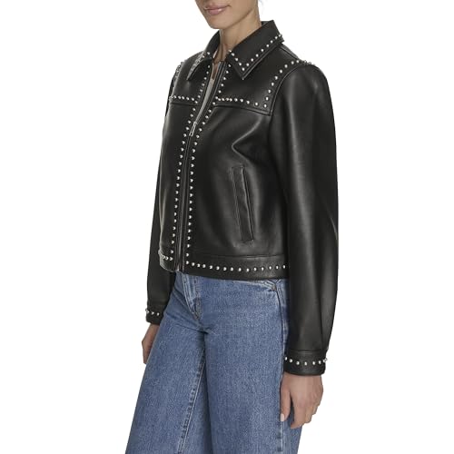 Levi's Women's Faux Leather Studded Jacket3