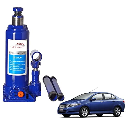 Auto Addict Car Jack 5 ton Hydraulic Bottle Jack for Honda City Ivtec Old (2008-2014)