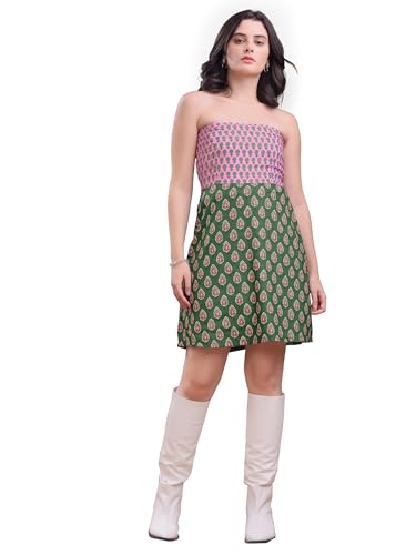 Image of PURVAJA Women's Off Shoulder Cotton Blend Dress
