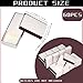 60pcs Blank Match Boxes, 2.25x1.42x0.59in Bulk Blank Matchboxes DIY White Storage Containers Holders with Double-Sided Striker for Wedding Bridal Baby Shower Birthday Party Favors, No Matches Included