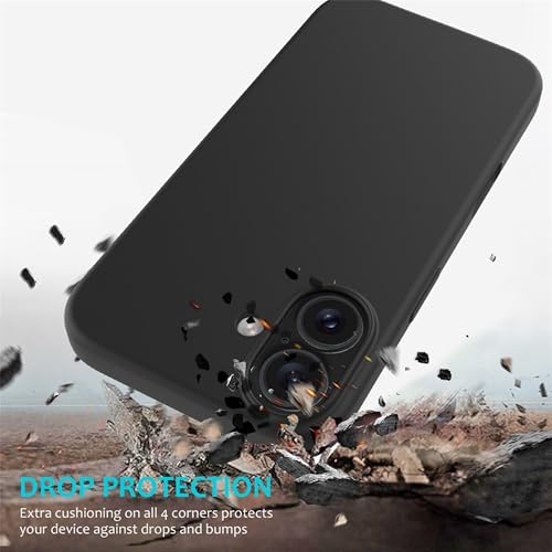 Image of ArmourPro Silicone Back Case for iPhone 16, Soft-Touch Case | Dark Gray