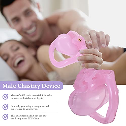 MILISTEN Male Chastity Cock Cage Cock Penis Ringen Apparaat Maagdelijkheid Lock Kuisheidsgordel Cock Penis Sleeve Ring… - Image 8
