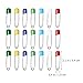 100pcs Safety Pin Baby Girl Supplies Baby Cloth Diaper Pins Steel Diaper Pin for Baby Newborn Steel Diaper Pin Baby Bibs Pins Toddlers Supplies Infant Plastic Head Diaper Pin