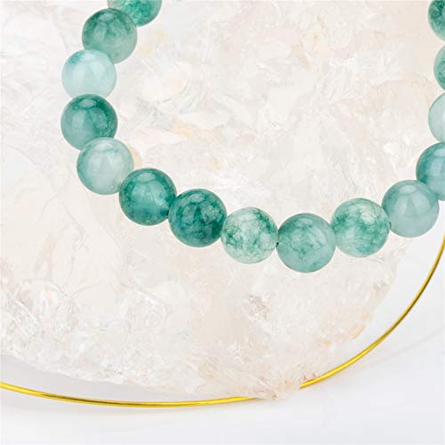 Image of ZenBless Fengshui Porsperity Jade Bracelet Lucky Charm Feng Shui Black Obsidian Wealth Bracelet Gift for Men Women with Gold Plated Pi Xiu Pi Yao Attract Wealth Good Luck(Green)