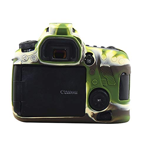 6D Mark Ii Silicone Case, Tuyung Camera Housing Case Protective Cover Skin, Compatible With Canon Eos 6D Mark Ii, Army Green #TOP3