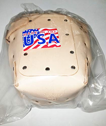 R&J Leathercraft TA309X-1L Knee Pads w Double Felt Inner Lining, 1 Leather Strap, Plus Leather Protection, 1 Pair Pack