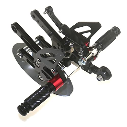 Repose-Pieds Moto CNC Réglable avec commandes reculées pour Yamaha R6 - 6