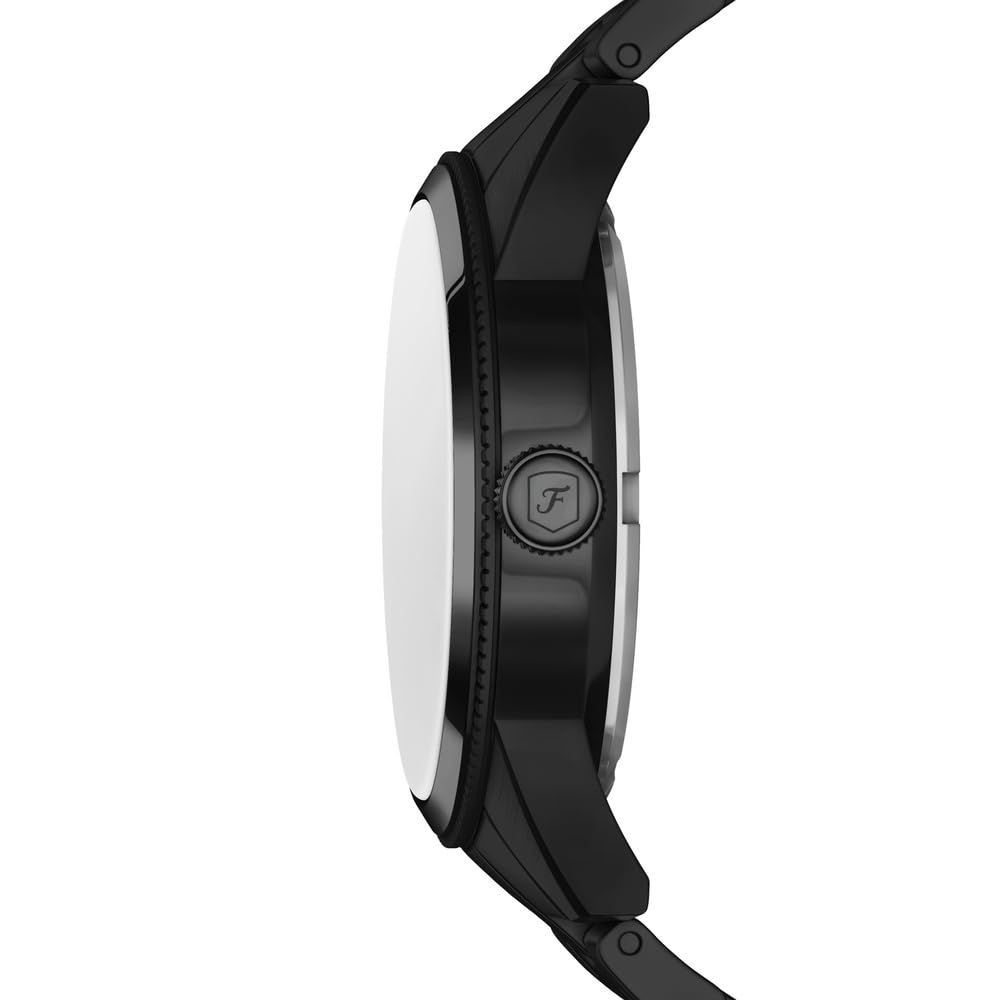 Fossil Pearson Uhr für Herren, Quarz Multifunktionswerk mit Edelstahl oder Lederarmband