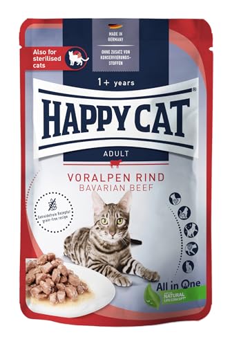 Happy Cat Culinary Meat in Sauce Voralpen Rind Pouch 85 g