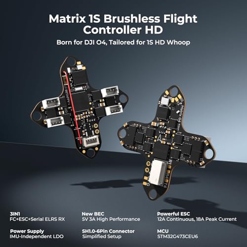 BETAFPV Meteor65 Pro Brushless Whoop Quadcopter with Matrix 1S 3IN1 HD FC, 0802SE 19500KV Motor, 35mm 3-Blade Prop Compatible for O4 Air Unit for FPV Filmmakers Enthusiasts Flight Indoor Outdoor - PNP - Image 4