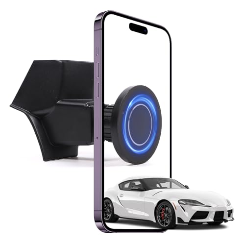 CHEAYAR Kfz-Handyhalterung, kompatibel mit Toyota Supra GR A90 A91 MK5 2019–2024, Mittelkonsole, Armaturenbrett, Handyhalterung, magnetische Handyhalterung, Armaturenbrett-Clip, Zubehör (Modell A)
