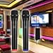Micrófono inalámbrico UHF con transmisión de señal estable para uso dinámico de mano en mezcladores de karaoke Imagen de Micrófono inalámbrico UHF con transmisión de señal estable para uso dinámico de mano en mezcladores de karaoke