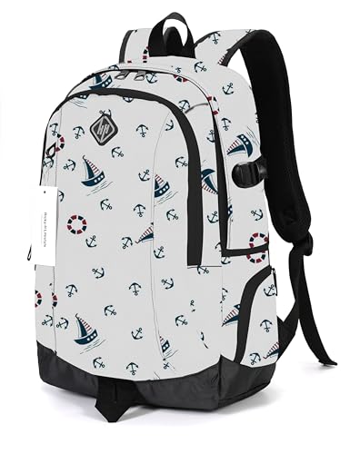 Image of rickyh style School Backpack Travel Bag for Men & Women Lightweight College Back Pack with Laptop Compartmen