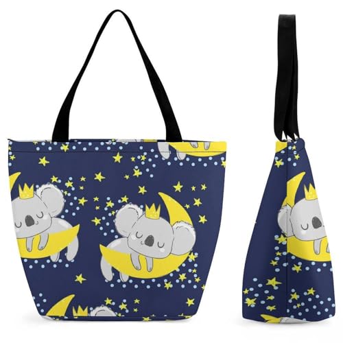 Sac shopping koala pour femme grand cabas bandoulière voyage