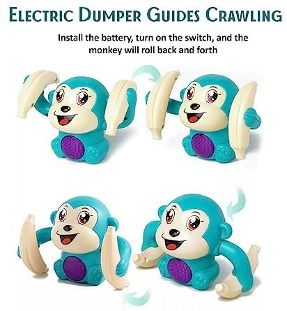 Image of Bestie toys Musical Crawling Monkey Toy