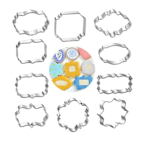 10 PièCe Ensemble D'Emporte-PièCes Ensemble D'Emporte-PièCes Pour Enfants Mini Forme GéOméTrique Biscuit Emporte-PièCes En MéTal Pour Faire Des...