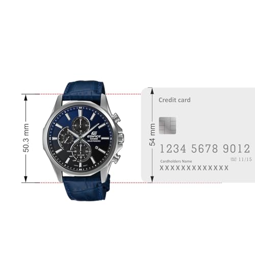 Image of Casio Edifice EFB-670SBL-2AVUPR Analog Blue Dial Men (ED648)