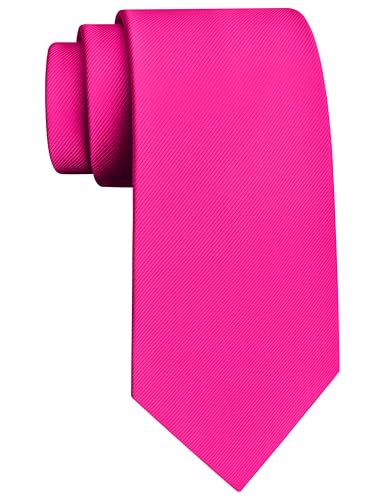 Image of GUSLESON Classic New 3.15 inch(8cm) Men's Solid Color Necktie Wedding Business Tie + Gift Box