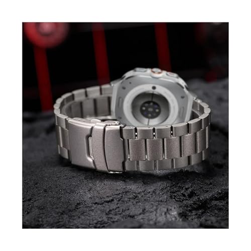 Bracelet titane Samsung Galaxy Watch 8 anti-rayure pour remplacer le silicone