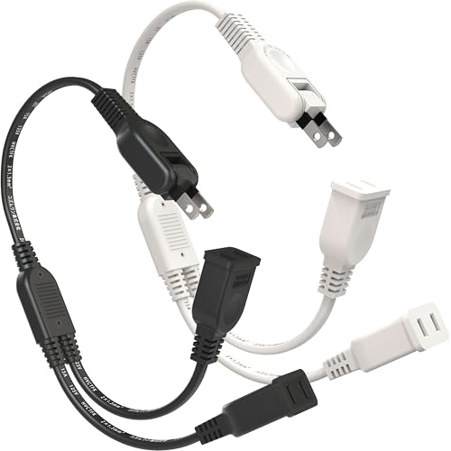 Amazon.co.jp: FUMITAKE 電源タップ 短い 40cm ホワイト 延長コード