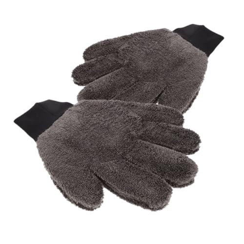Gogogmee Guantes de Lavado para Coche de Microfibra Gruesa Resistentes Arañazos Reutilizables y Suaves para Limpieza Exterior Interior Protección Segura para Pintura y Tapicería