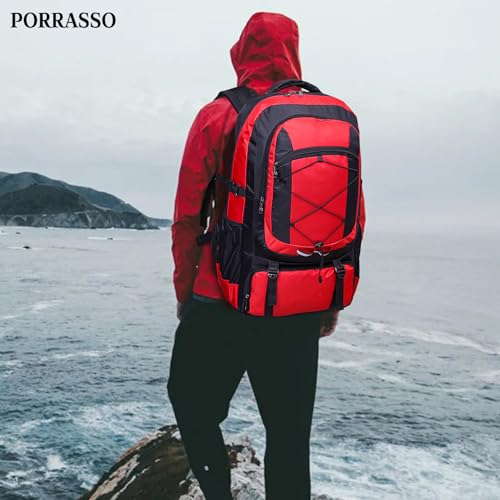 Mochila de senderismo 75L impermeable para hombre y mujer miniatura 2