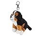 Teddys Rothenburg Llavero, diseño de perro Berner Sennen (9 cm), color negro, blanco y marrón
