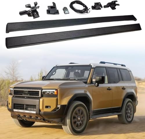 Powerstep Running Boards Fit for Land Cruiser Prado J250 LC250 2024 2025 Power Side Steps Retractable Truck Steps Electric Running Board Deployable Side Step