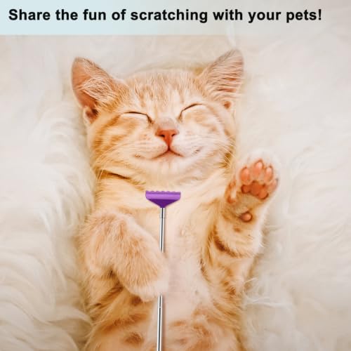 Image of HOFASON Back Scratcher 6 Pack, Stocking Stuffers for Men Adults Women Teens | Christmas Small Bulk Gifts for Men Women Teens, White Elephant Gag Birthday Gifts, Party Favors Prizes for Adults (Purple)