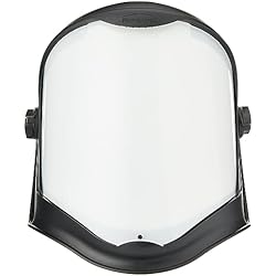 Caretas Facial Con Lentes Honeywell 1011623 Escudo facial biocónico con lente transparente de pantalla de policarbonato sin recubrimiento