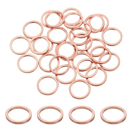 Rondelles cuivre M16 joint plat 16mm pour automobile plomberie et maintenance de machines
