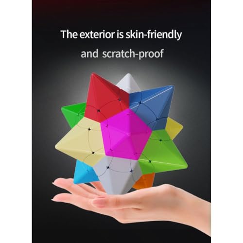 Image of YuXin Space Swift Megaminx Speed Cube | Interstellar Series 12-Pointed Star Shape Mod | Professional Stickerless 12-Axis Dodecahedron, Smooth Turning & Anti-Pop Design, Unique Collector's Puzzle