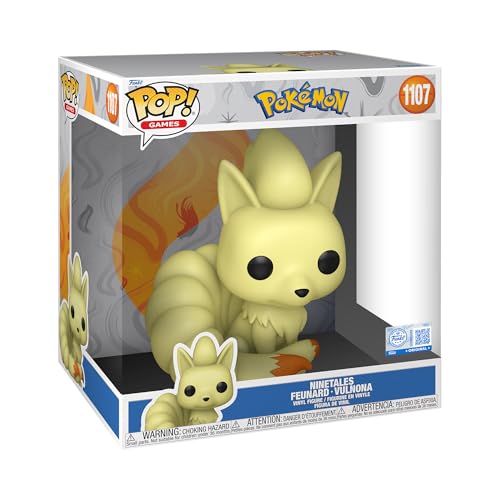 Funko Pop! Jumbo: Pokemon - Ninetails - Figura in Vinile da Collezione - Idea Regalo - Merchandising Ufficiale - Giocattoli per Bambini e Adulti - Video Games Fans