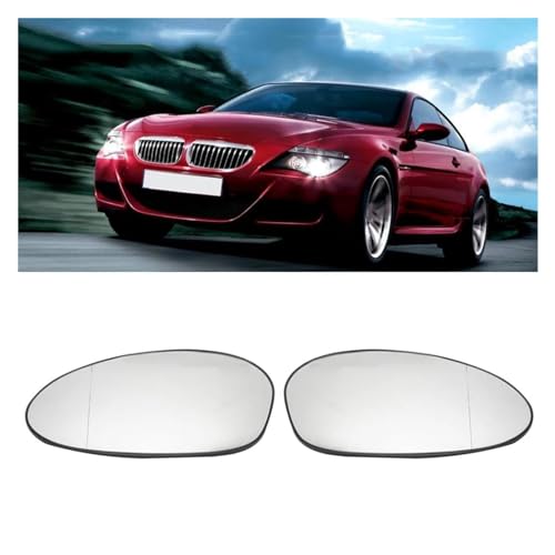 Verre de rétroviseur chauffant blanc pour BMW Z4 E85 Roadster et E86 Coupé