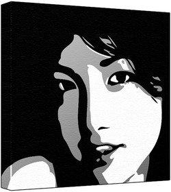 Reon Kadena - Pop Art Print - 30 x 30 x 2.5 cm Deep Box Canvas