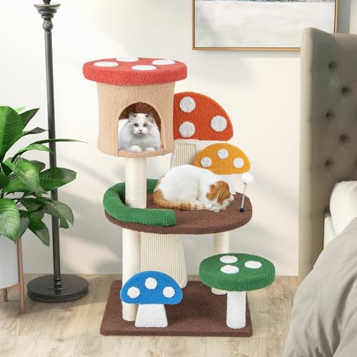 Árbol para Gatos PETSITE en Forma de Hongo de 40.5 in miniatura 2