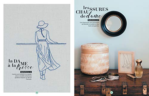 Broderie à un fil: Des créations délicates et