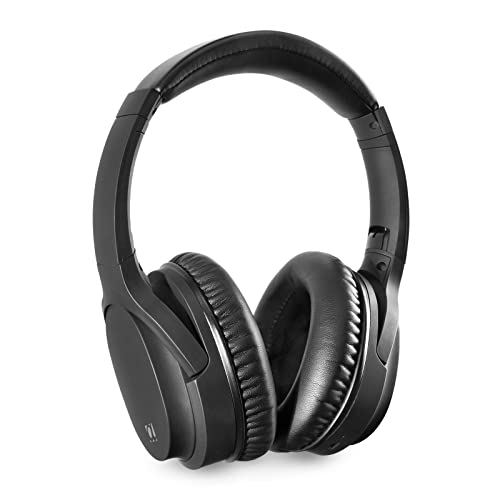 Audizio ANC110 Casque sans Fil Bluetooth 5.0 - Noir, réduction de Bruit, Rotatif et Repliable, Serre-tête réglable, Bouton de réglages sur Le Casque, idéal pour écouter Votre Musique Partout Cover