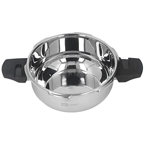 Atyhao Small Pressure Cooker, Stainless Steel for Pressure Foodie Steaming, Compatible Induction Cooker Gas Home Cooker for Household Restaurant Cover