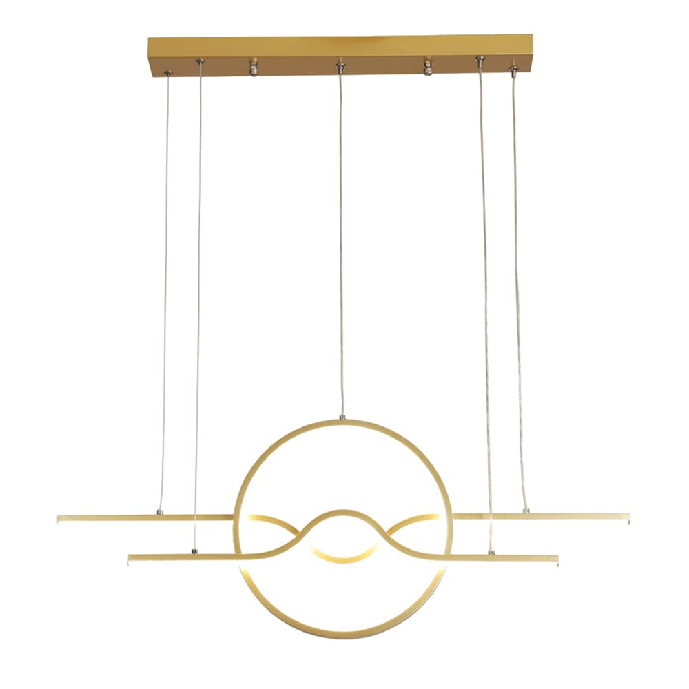 Lampes suspendues à longue bande métallique LED pour éclairer enfin tout votre îlot