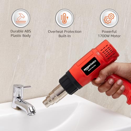 amazon basics Store Amazon Basics 1700W Heat Gun Red - Image 4