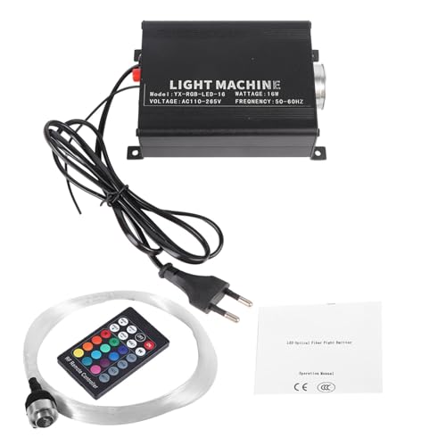 Luce a fibra ottica Twinkle LED controllata via Bluetooth APP/RF con driver motore LED RGBW