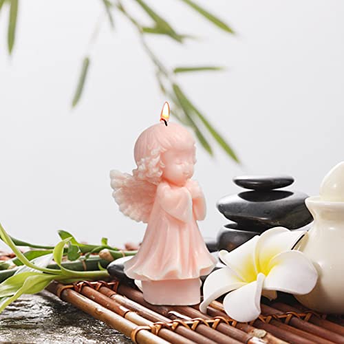 Resin Candle Mold Angel Soap Mold，Silicone Mold For Soap Making,Candle Silicone Mold Epoxy Resin Mold, Little Angel Candle Soap Mold, Angel Mould For Chocolate, Cake, Wax, Resin Art #TOP5