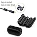Clip-on Noise Filter,VSKEY [10pcs 3mm] Anti-Interference High-Frequency Ferrite Core Choke Clip for Telephones,Tvs,Speakers,Radio,Audio Equipment Noise Suppressor (3mm Inner Diameter)