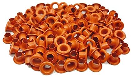 Image of Multipurpose Eyelet /Grommet Without Washer Made of Brass, Colour - Antique Brown, Gold, Black Size Outer Dia 5 mm, Inner 3 mm, Outer Height 5 mm and Inner - 3 mm (200, Antique)