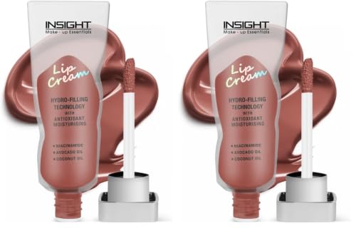 Image of INSIGHT Lip Cream - Freya| Long Lasting | Easy to Wear | Non-Sticky & Transferproof | Liquid Matte Formula | 16 Hr Wear | Infused with Avocado, Coconut Oil & Niacinamide - 5g (Pack of 2)