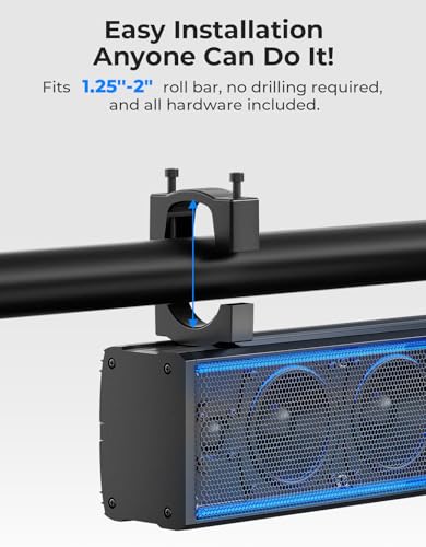 KEMIMOTO 6-Speaker Metal Sound Bar
